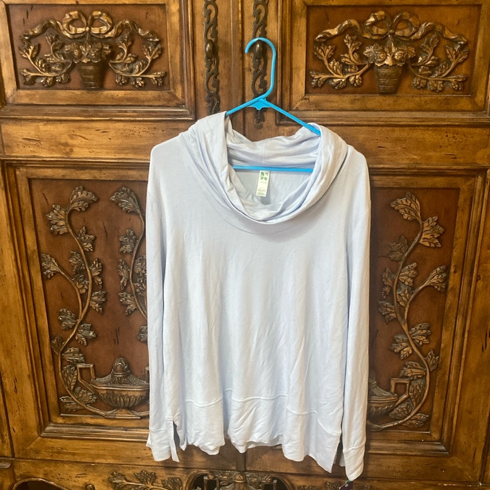 NWT GreenTea Soft Loose Cowl Neck Top Size XXL
